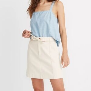 NWT Madewell Capital A-Line Mini Skirt
